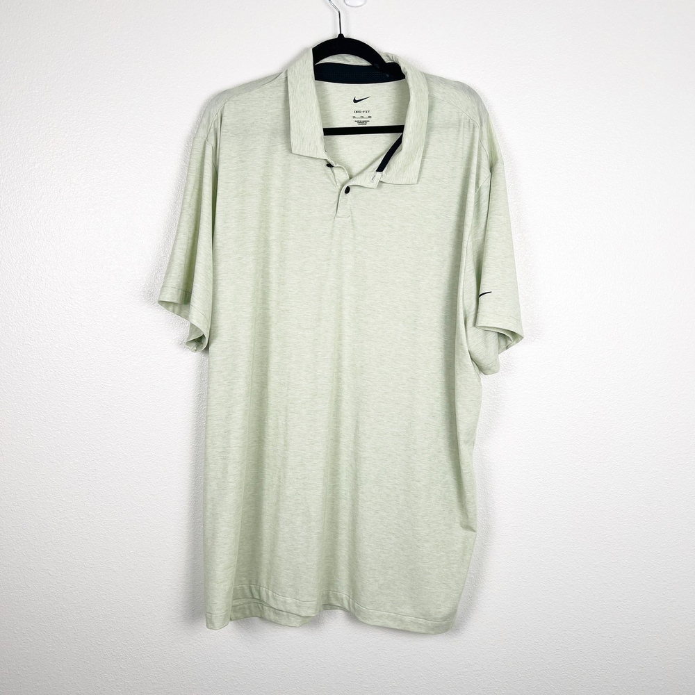Nike Dri Fit Men's Short Sleeve Golf‎ Polo Green Sz XXL